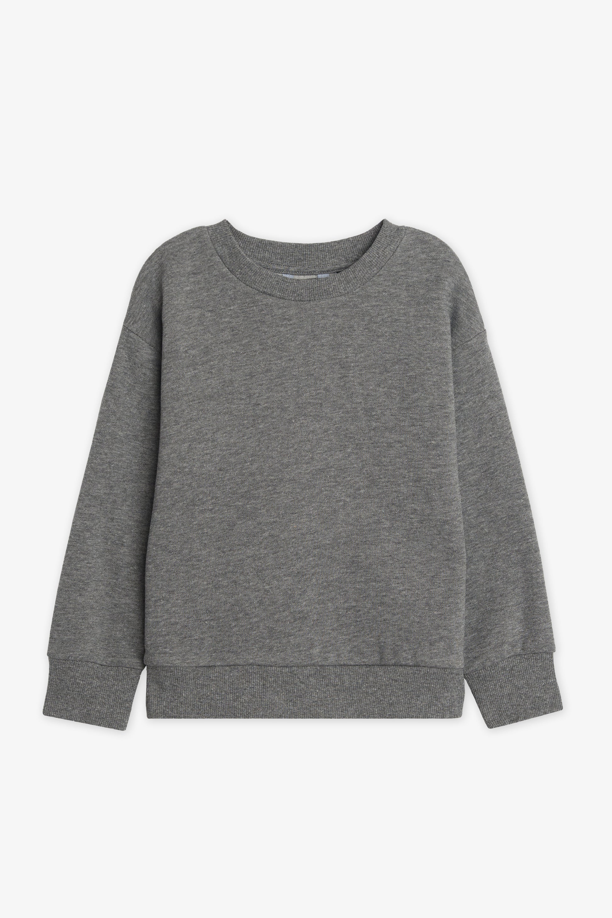 Chandail ouaté col rond - Enfant garçon && GRIS MIXTE