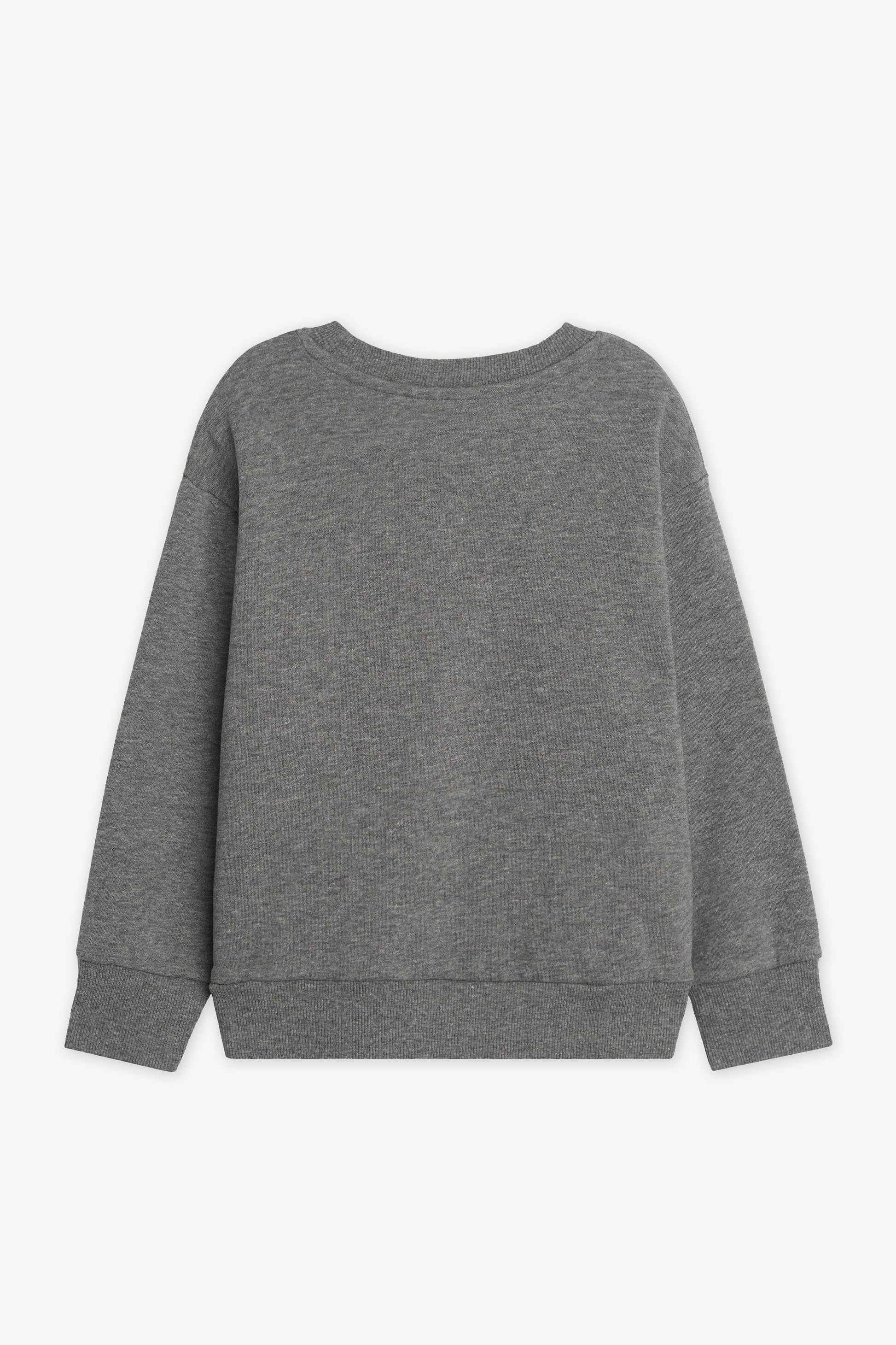 Chandail ouaté col rond - Enfant garçon && GRIS MIXTE