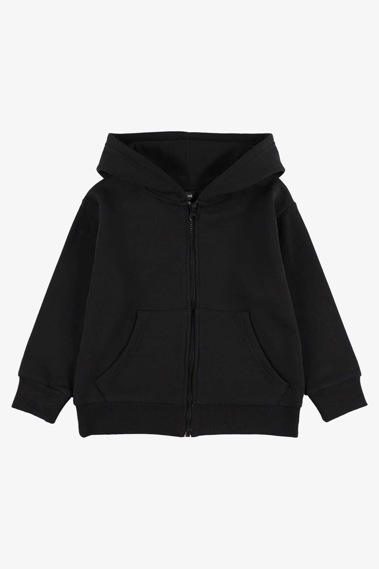 Veste à capuchon coton ouaté - Enfant garçon && NOIR