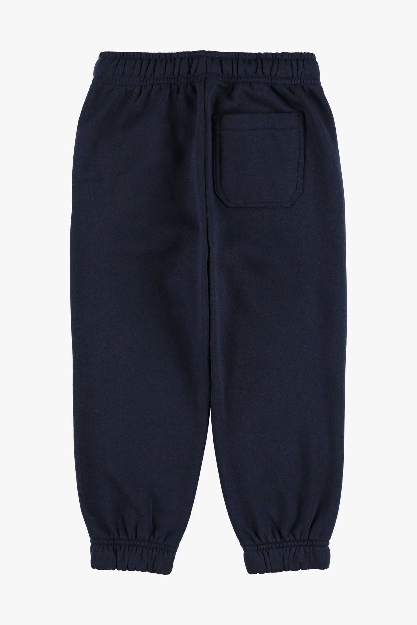 Pantalon jogger coton ouaté - Enfant garçon && MARIN
