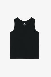 Camisole coupe droite coton - Enfant fille && NOIR