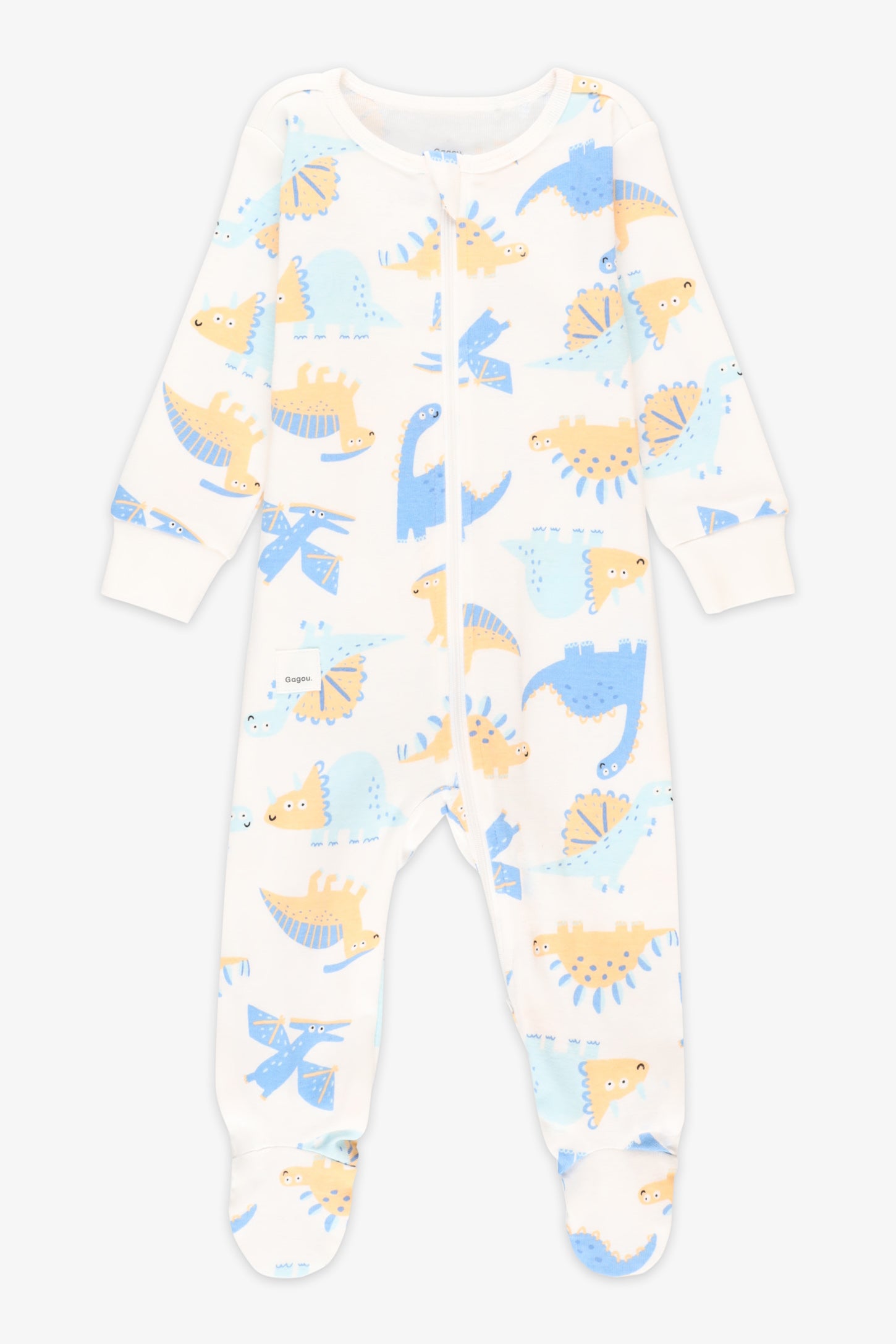 Pyjama 1-pièce coton bio, 2/30$ - Bébé && BLEU MULTI