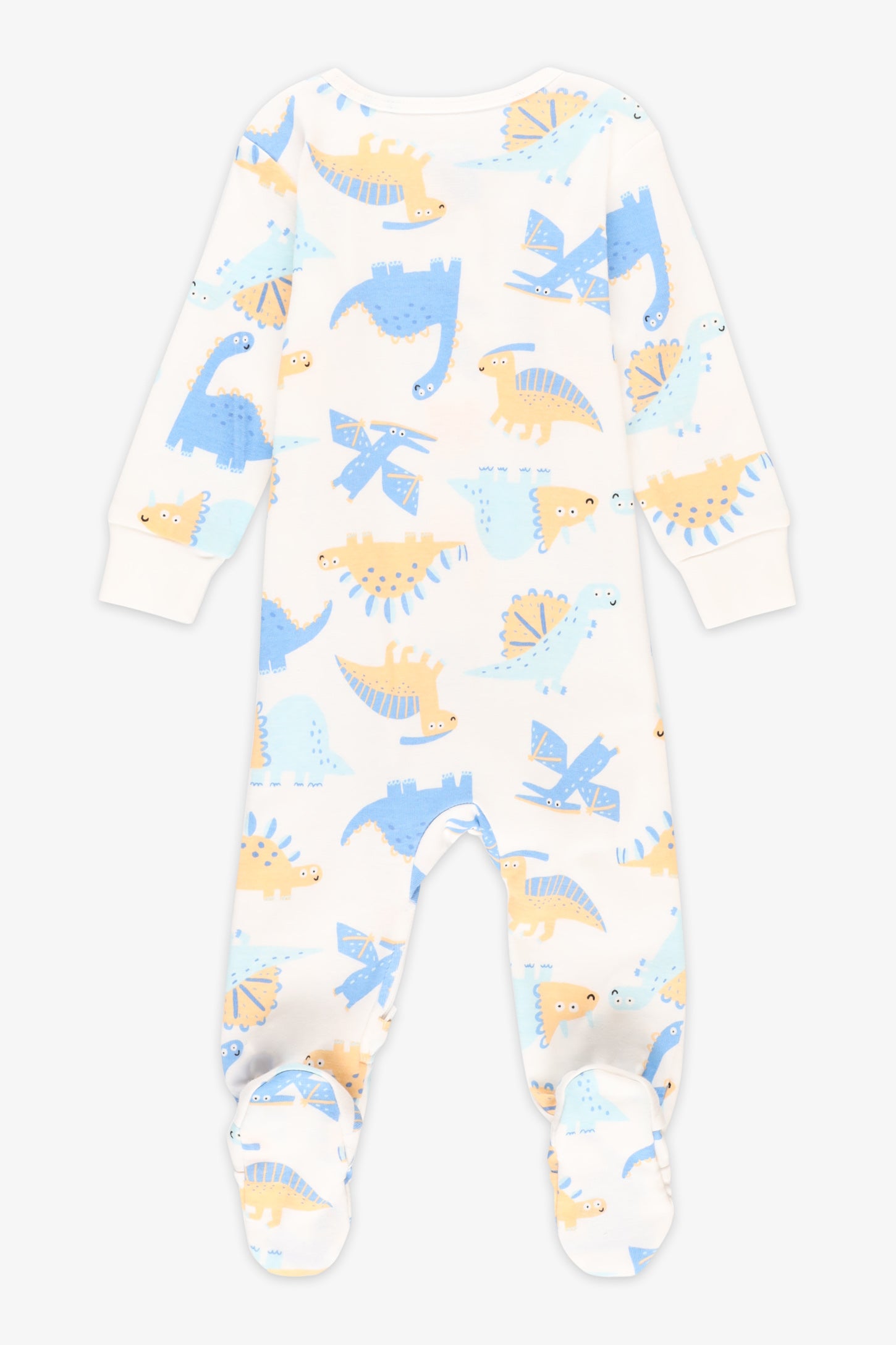 Pyjama 1-pièce coton bio, 2/30$ - Bébé && BLEU MULTI