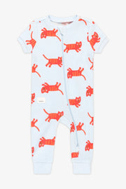 Pyjama 1-pièce coton bio, 2/30$ - Bébé && BLEU PALE