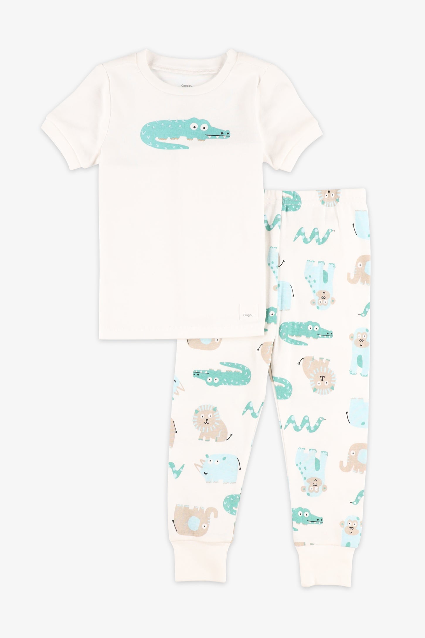 Ensemble 2-pièces coton bio, 2T-3T, 2/30$ - Bébé garçon && VERT/MULTI