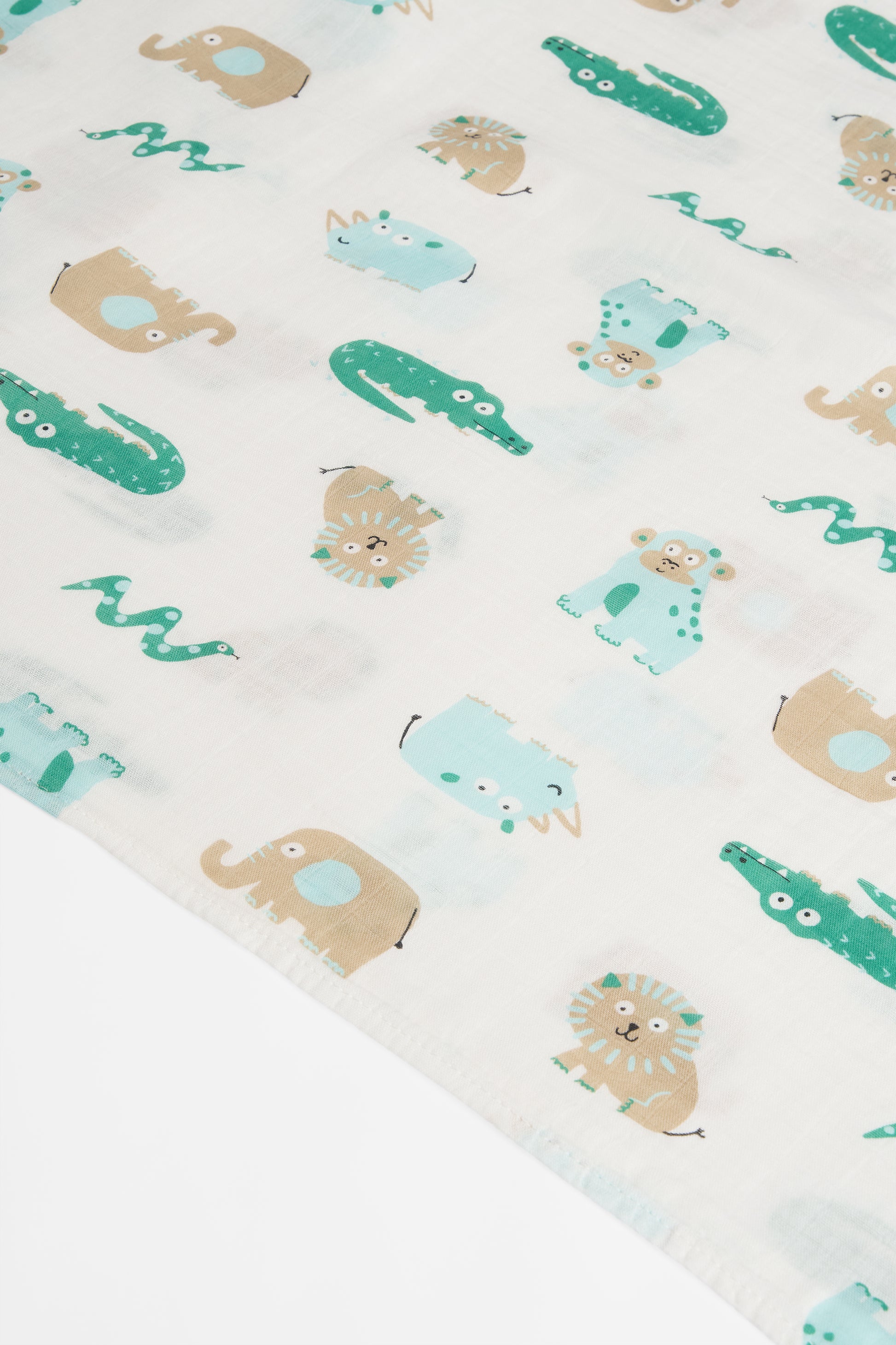Couverture mousseline bambou et coton, 2/30$ - Bébé && VERT/MULTI