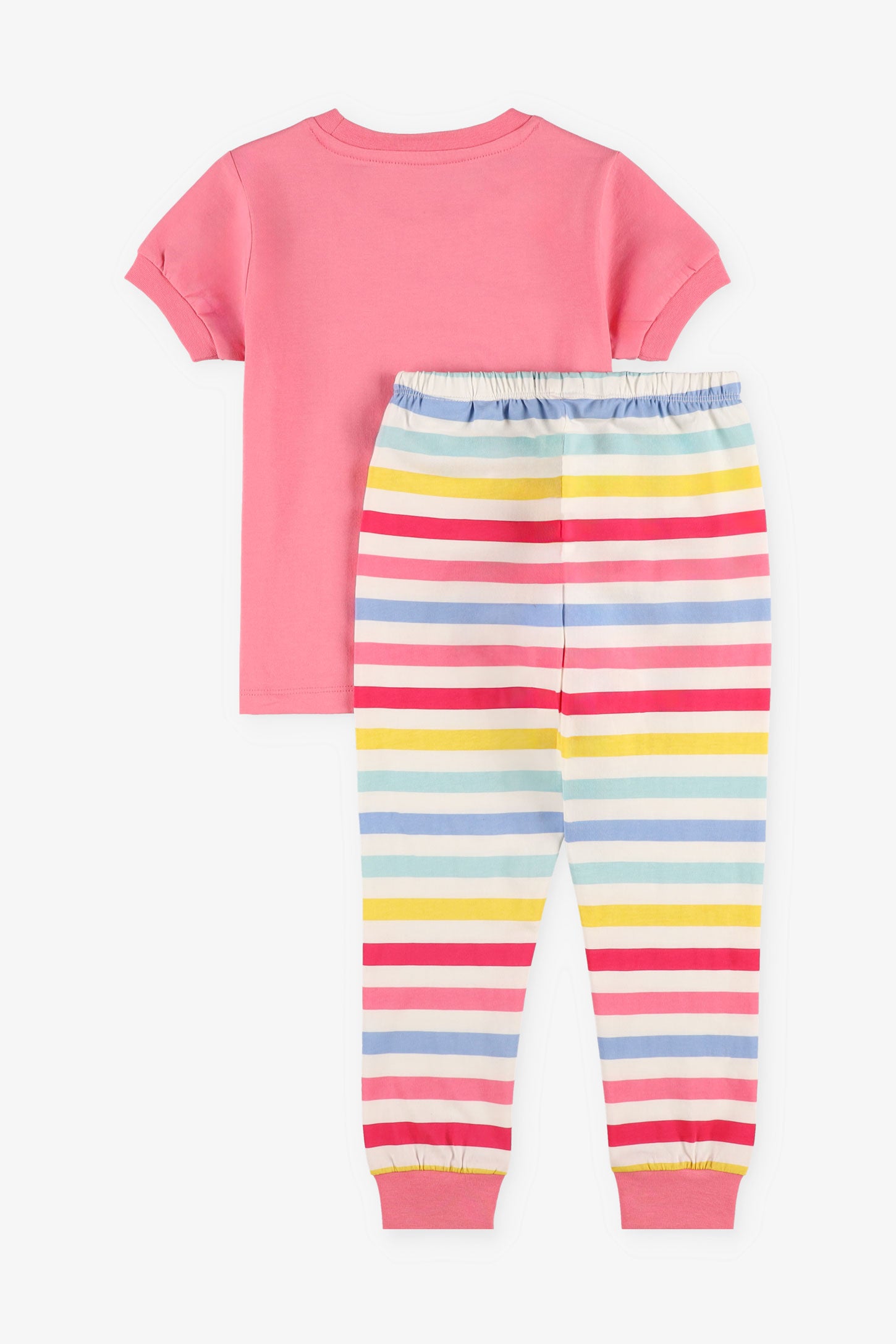 Pyjama 2-pièces imprimé phosphorescent, 2/35$ - Enfant fille && ROSE