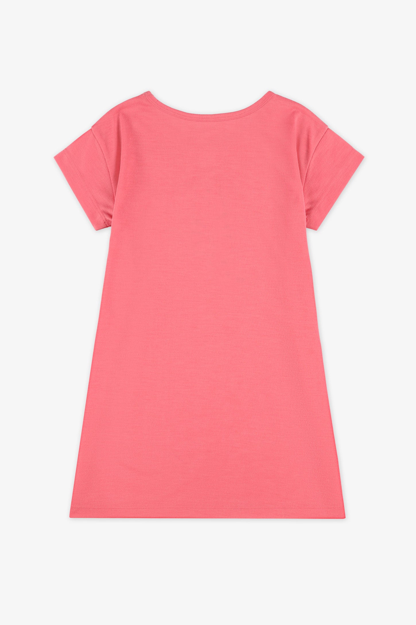 Robe de nuit manches courtes imprimé - Enfant fille && ROSE