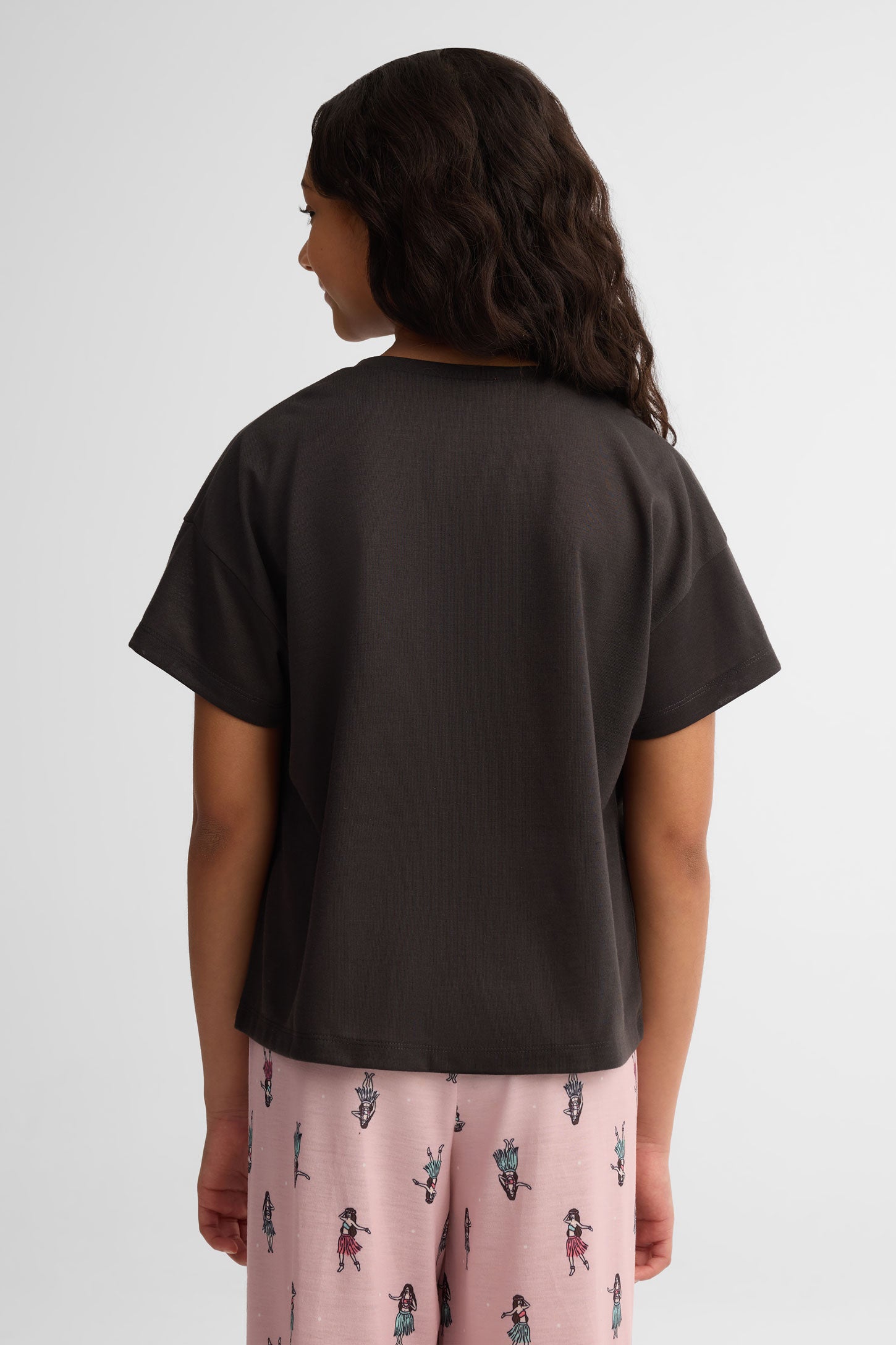 T-shirt pyjama - Ado fille && NOIR