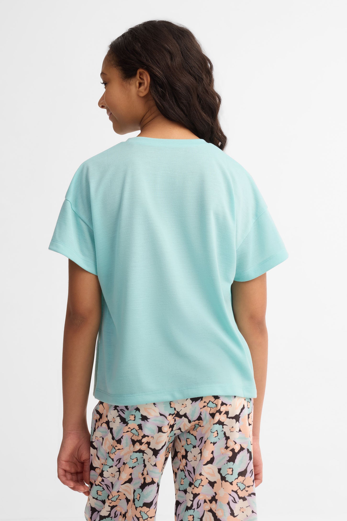 T-shirt pyjama - Ado fille && TURQUOISE