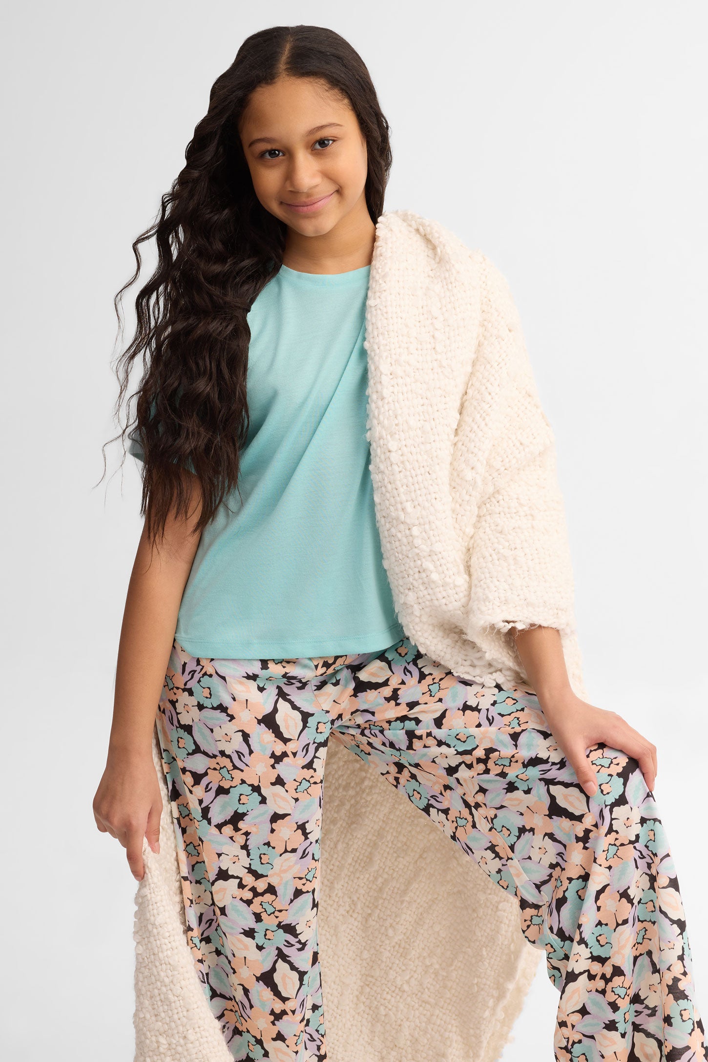 T-shirt pyjama - Ado fille && TURQUOISE