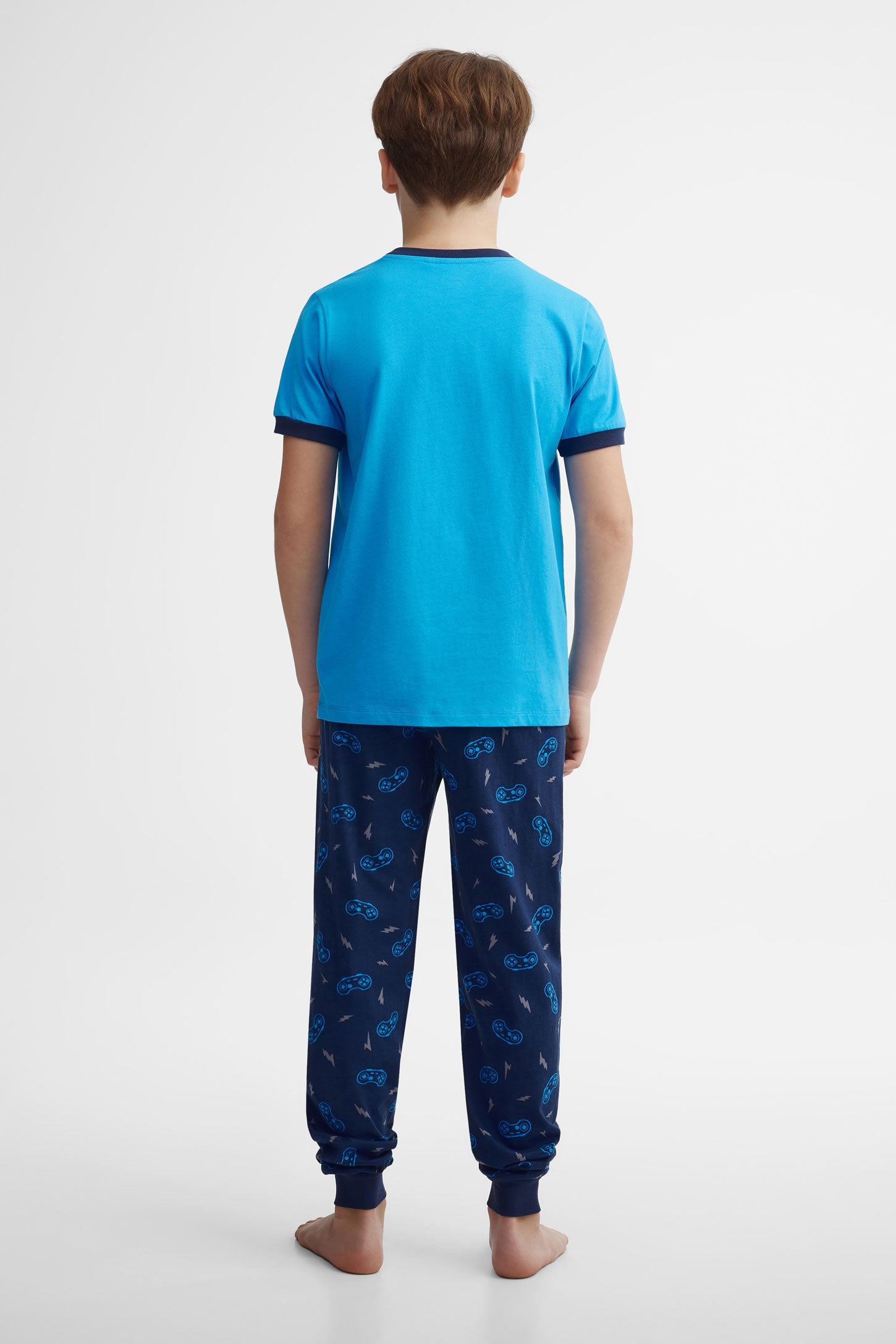 Pyjama 2-pièces en coton, 2/40$ - Ado garçon && BLEU