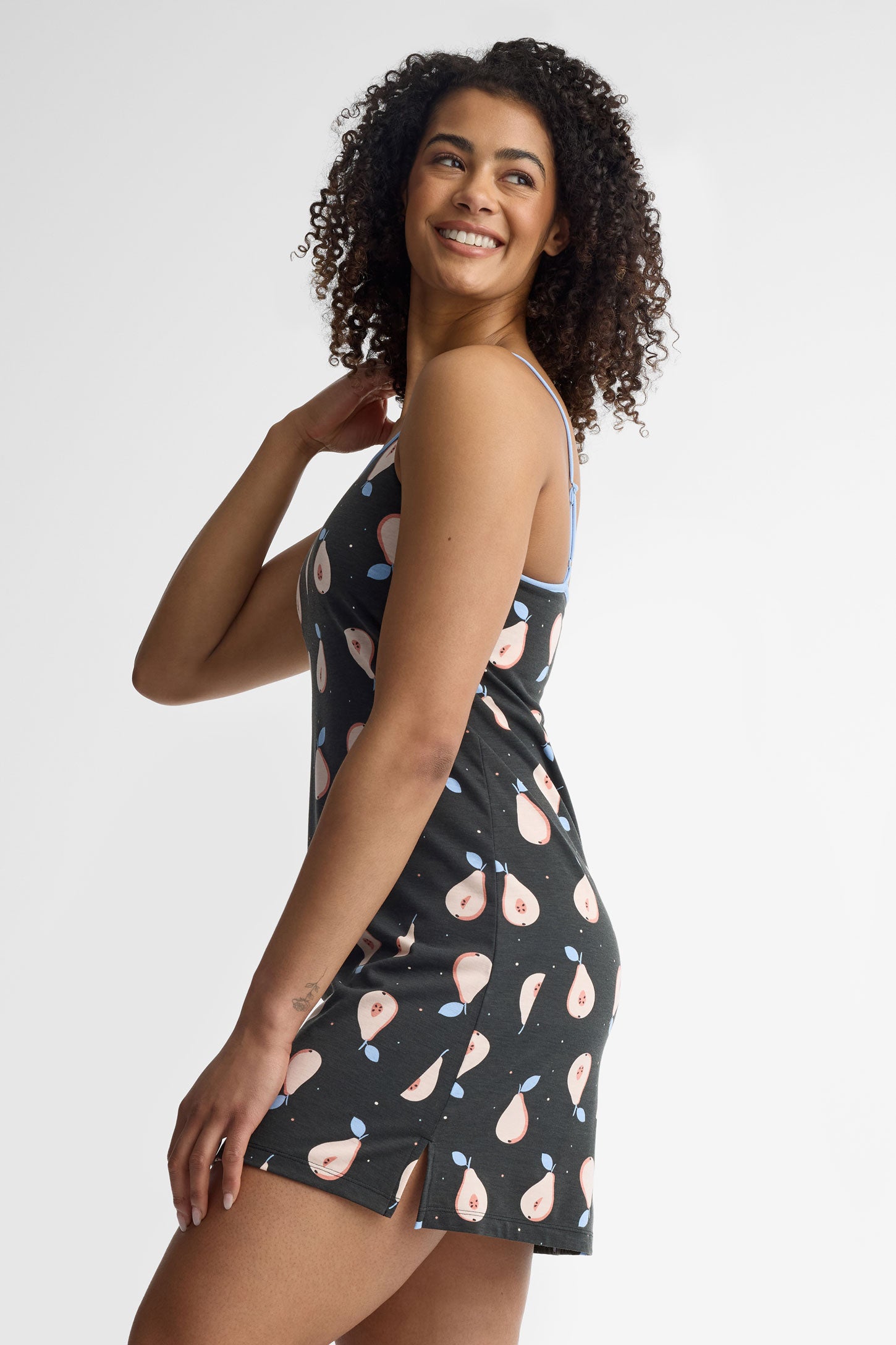 Nuisette pyjama - Femme && NOIR/MULTI