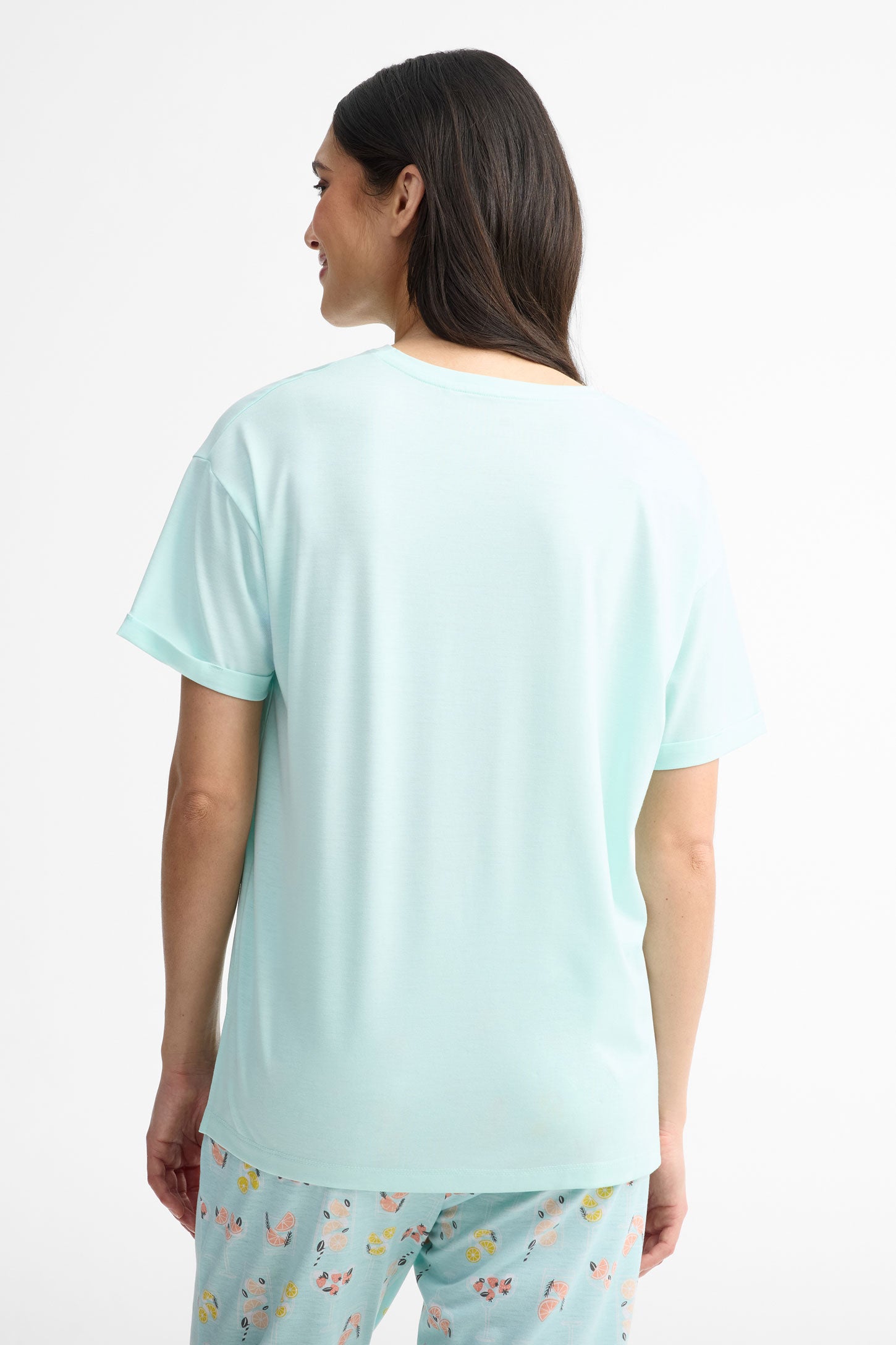 T-shirt pyjama - Femme && BLEU PALE