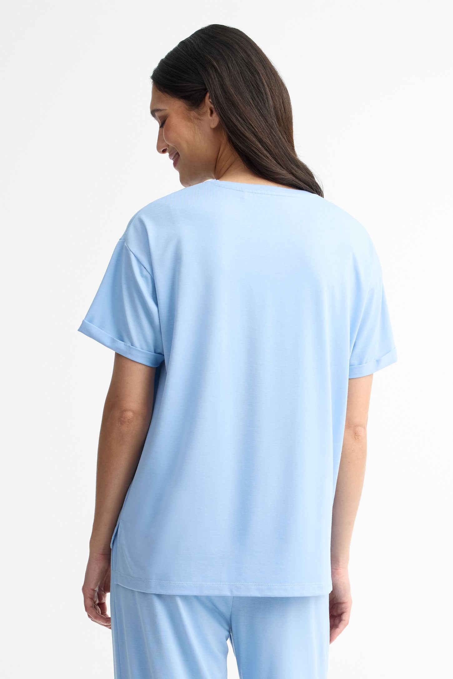 T-shirt pyjama - Femme && BLEU
