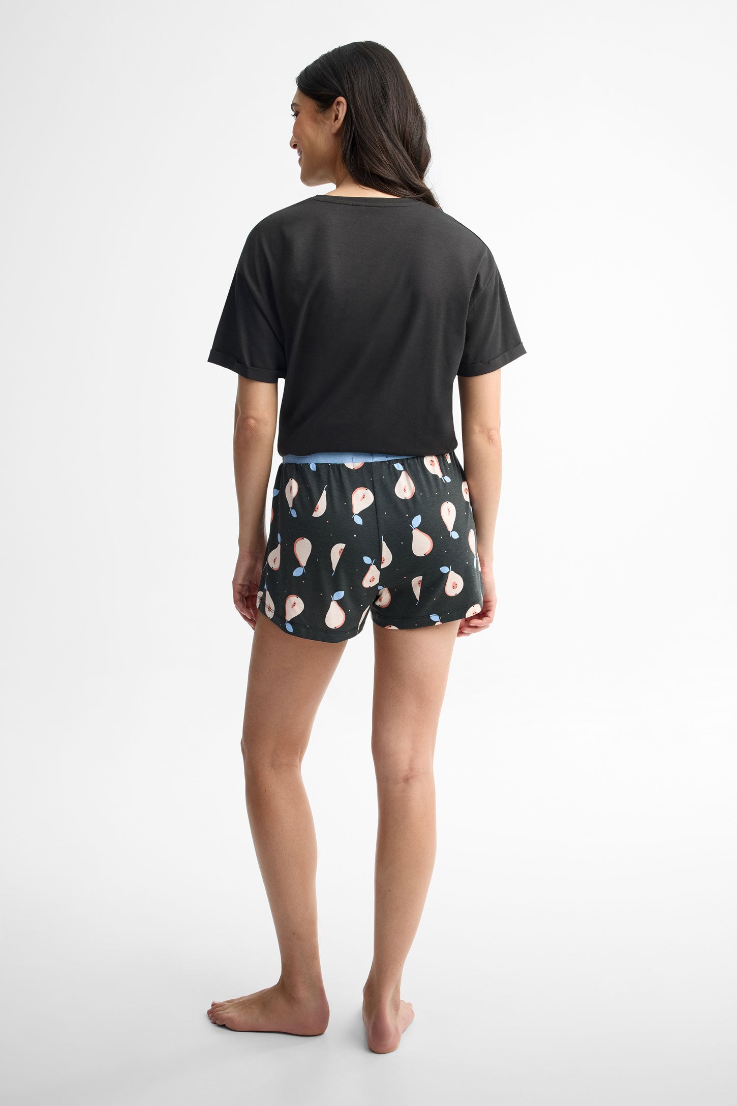 Short pyjama - Femme && NOIR/MULTI