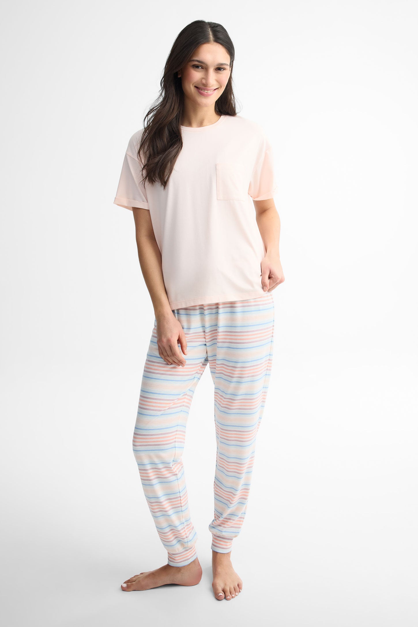 Pantalon pyjama - Femme && ROSE MULTI