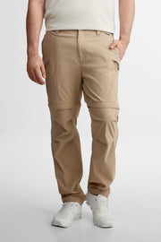 Pantalon convertible en short BM - Homme && BRUN