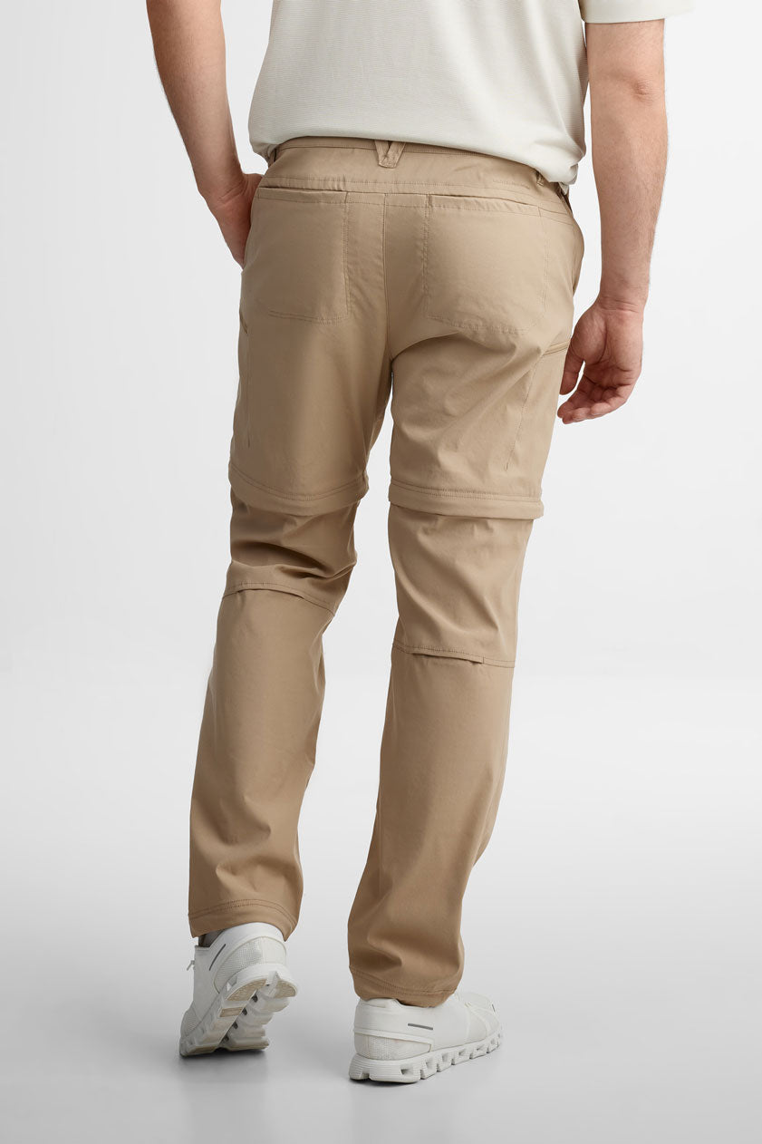 Pantalon convertible en short BM - Homme && BRUN