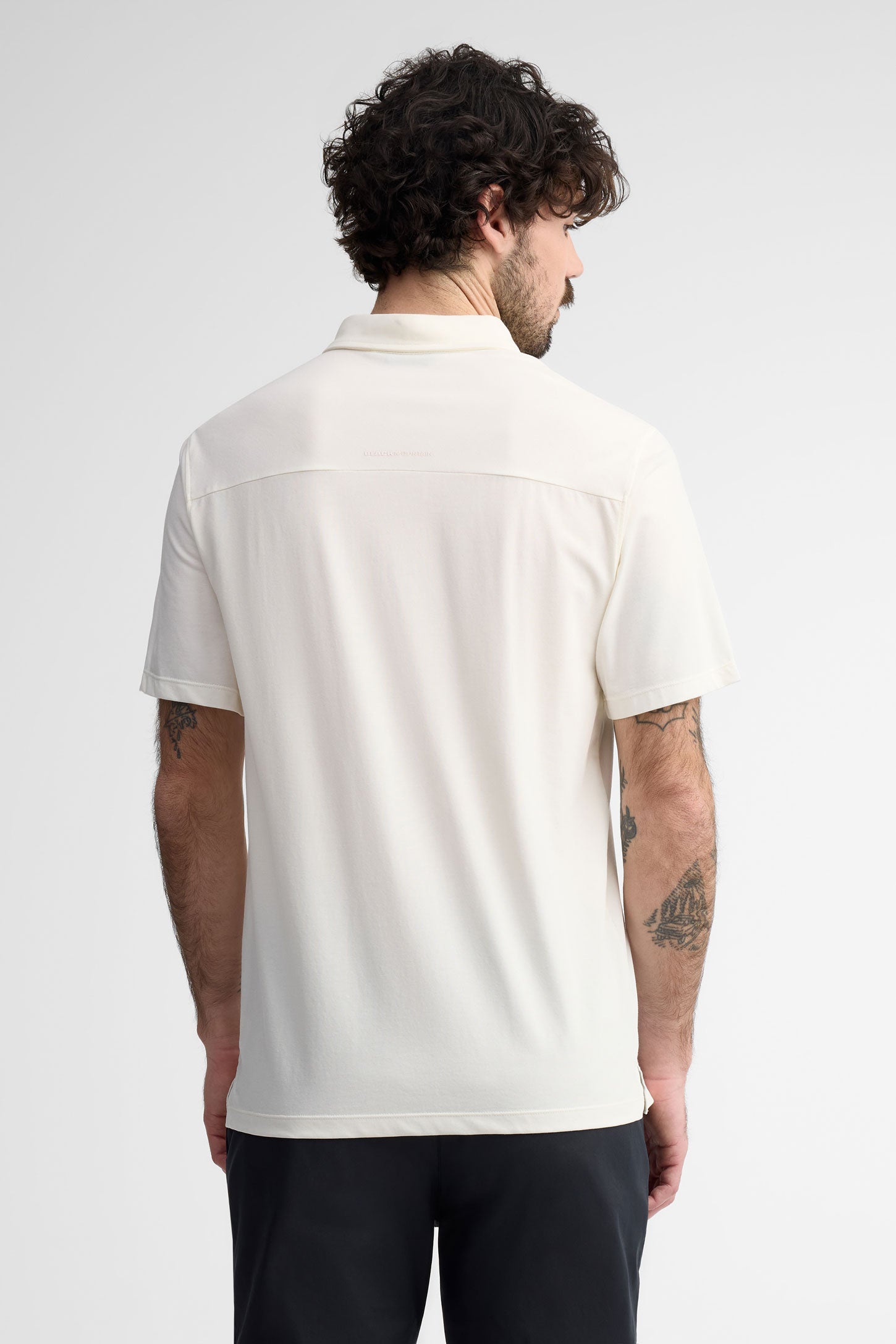 Polo manches courtes bambou BM - Homme && BEIGE