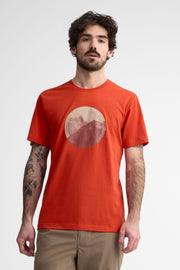 T-shirt col rond coton bio BM - Homme && ROUGE