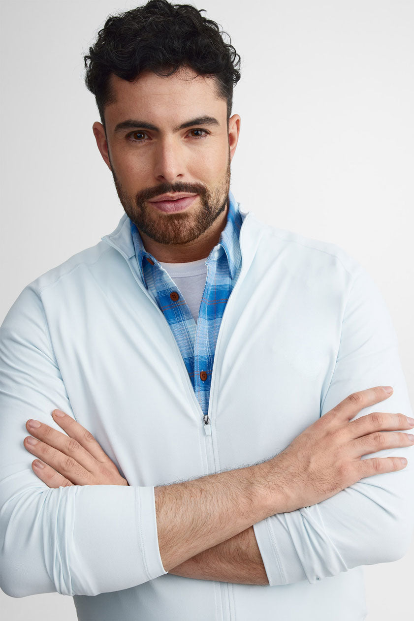 Chemise manches courtes à carreaux BM - Homme && BLEU MULTI