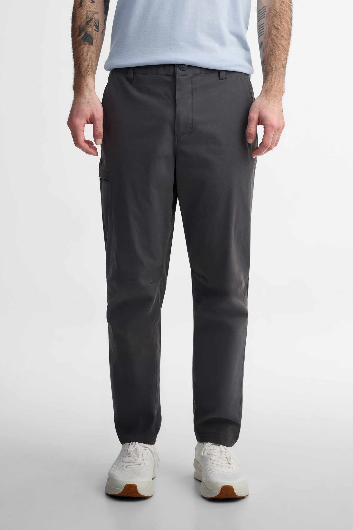 Pantalon cargo coupe semi-ajustée BM - Homme && GRIS FONCE
