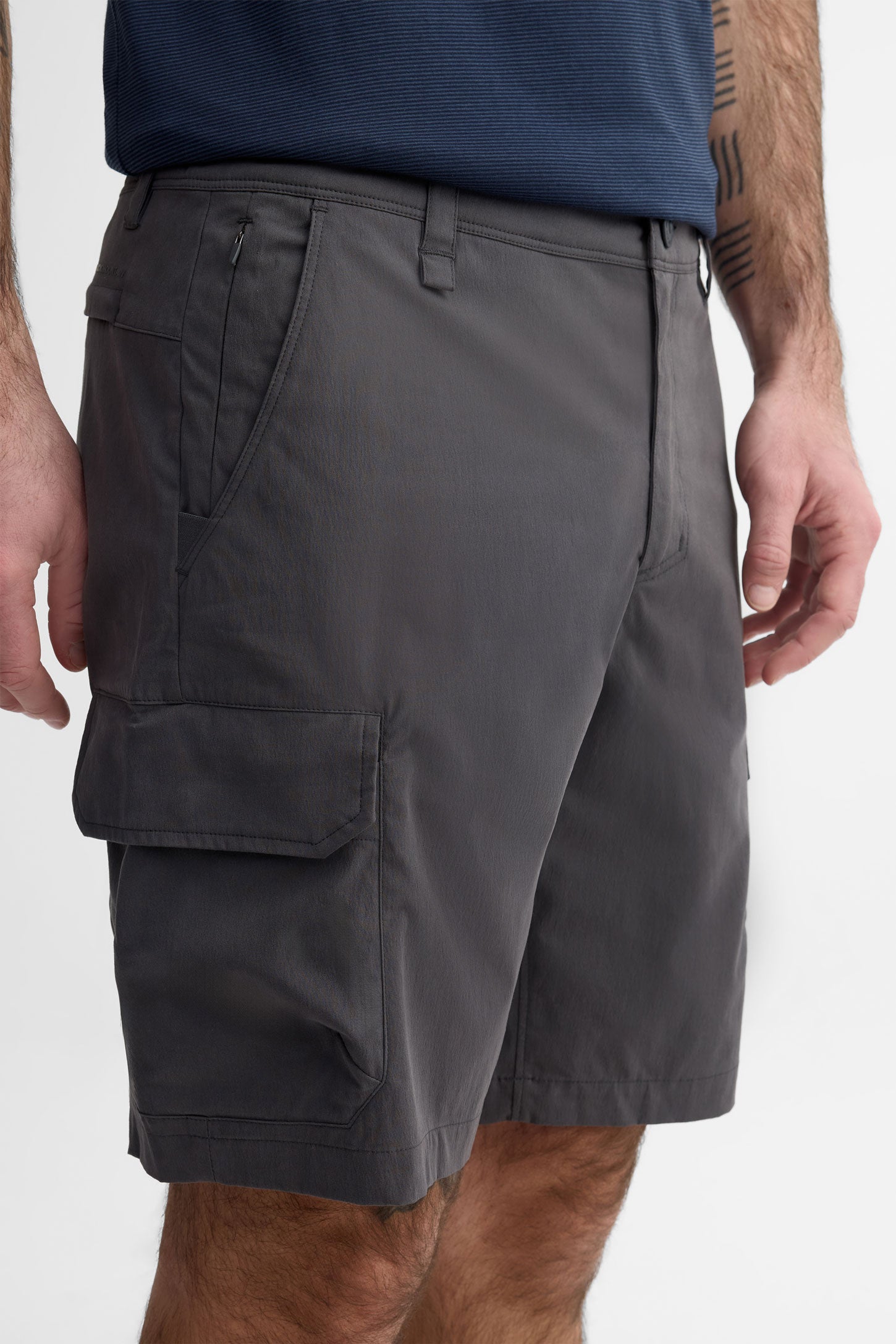 Short cargo BM - Homme && GRIS FONCE