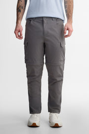 Pantalon cargo convertible en short BM - Homme && GRIS