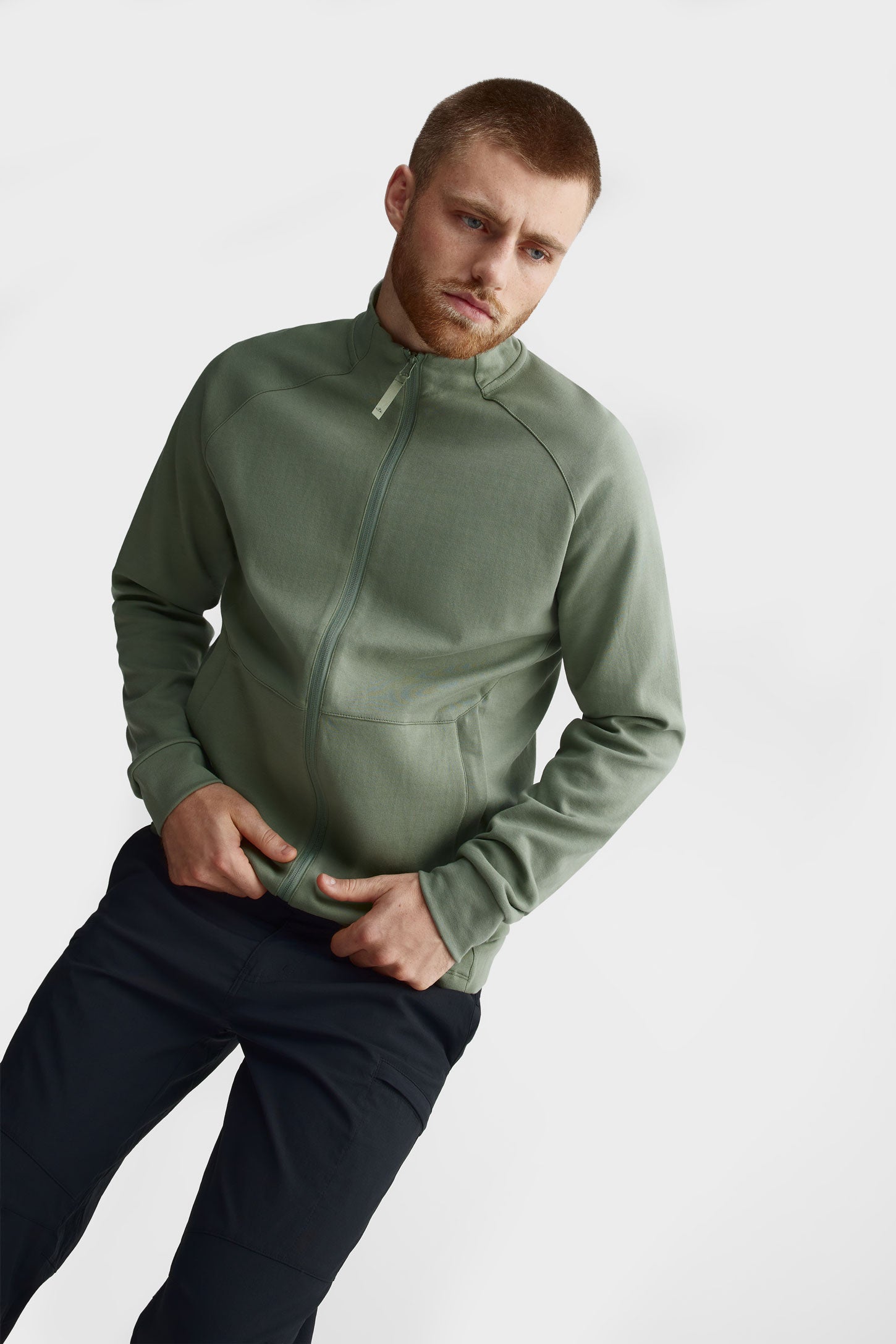 Veste col montant extensible 4 sens BM - Homme && VERT