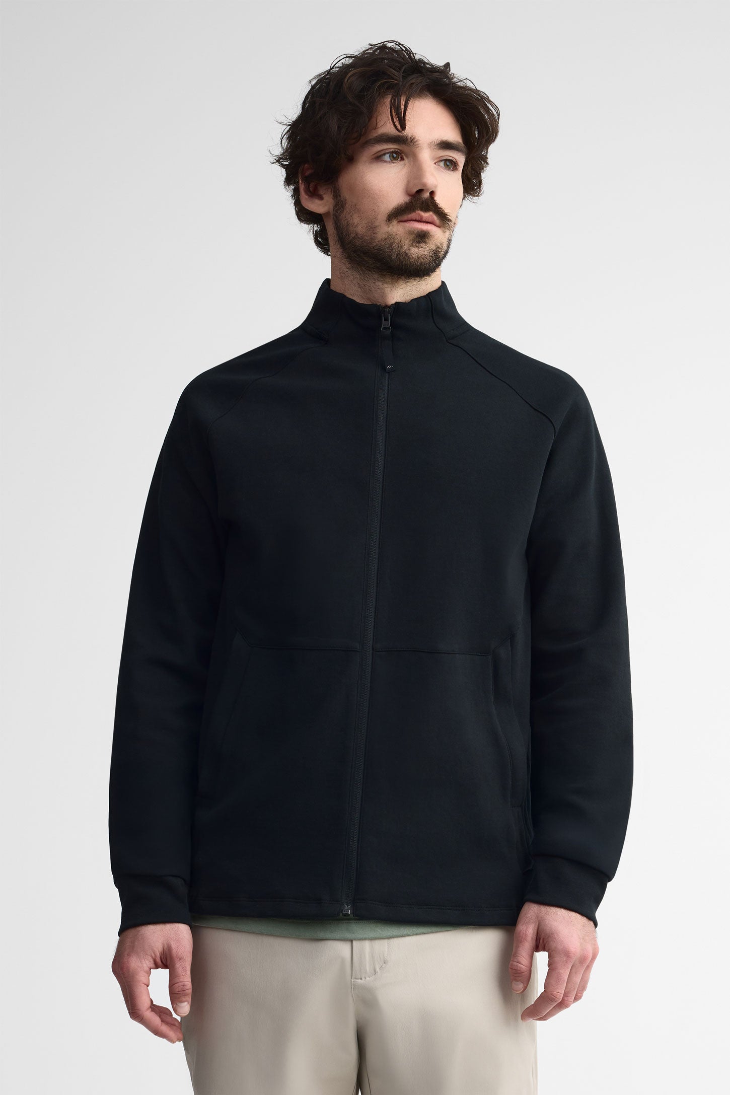 Veste col montant extensible 4 sens BM - Homme && GRIS FONCE