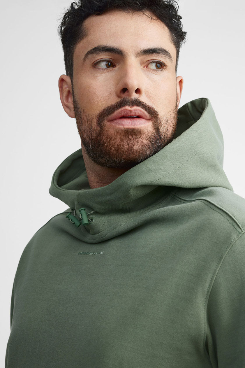 Chandail à capuchon extensible 4 sens BM - Homme && VERT