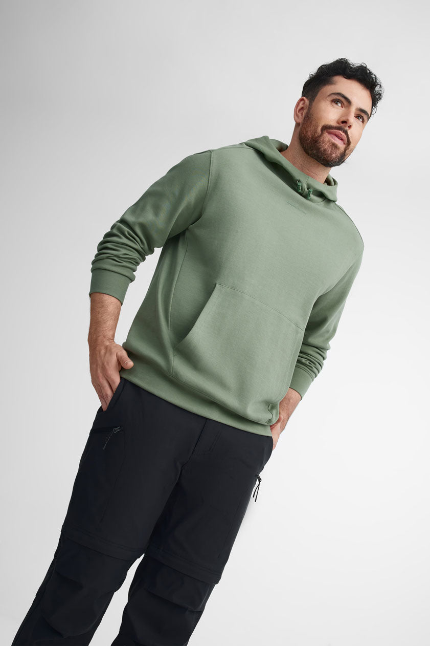Chandail à capuchon extensible 4 sens BM - Homme && VERT