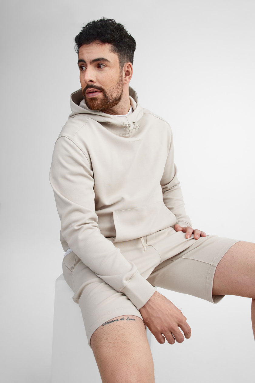 Chandail à capuchon extensible 4 sens BM - Homme && GRIS