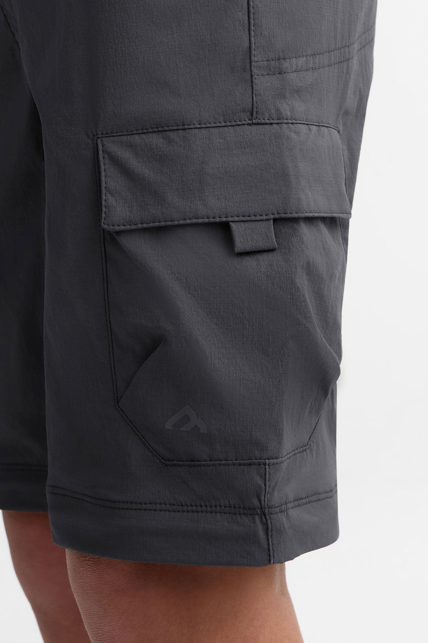Pantalon cargo convertible en short BM - Homme && GRIS FONCE