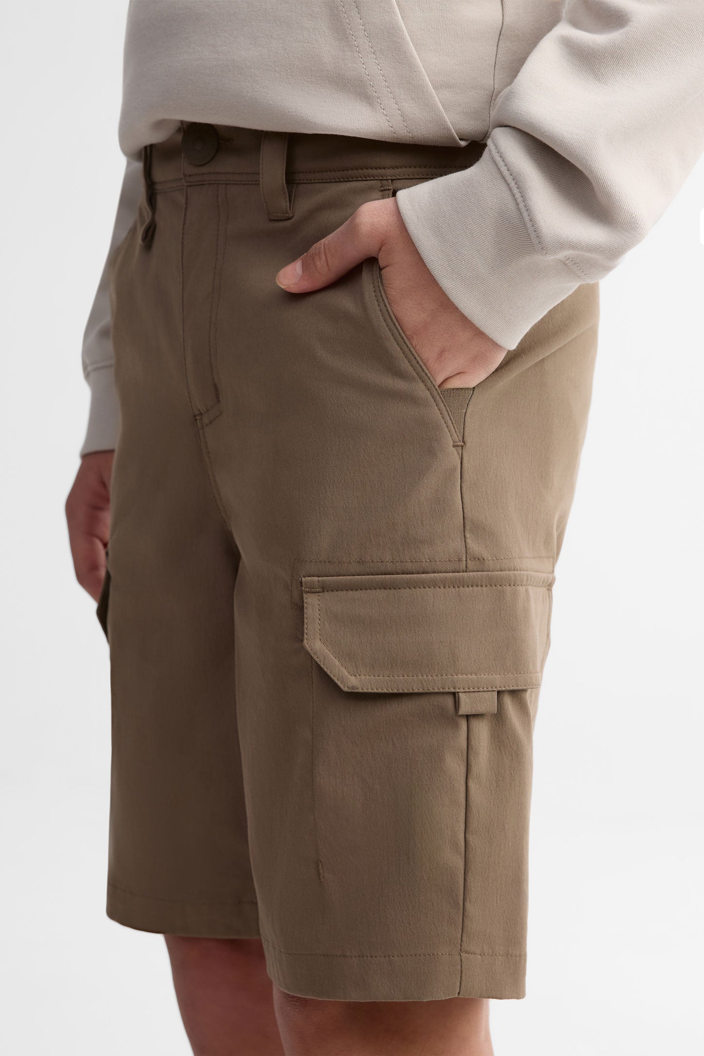 Short cargo coton BM - Ado garçon && BRUN