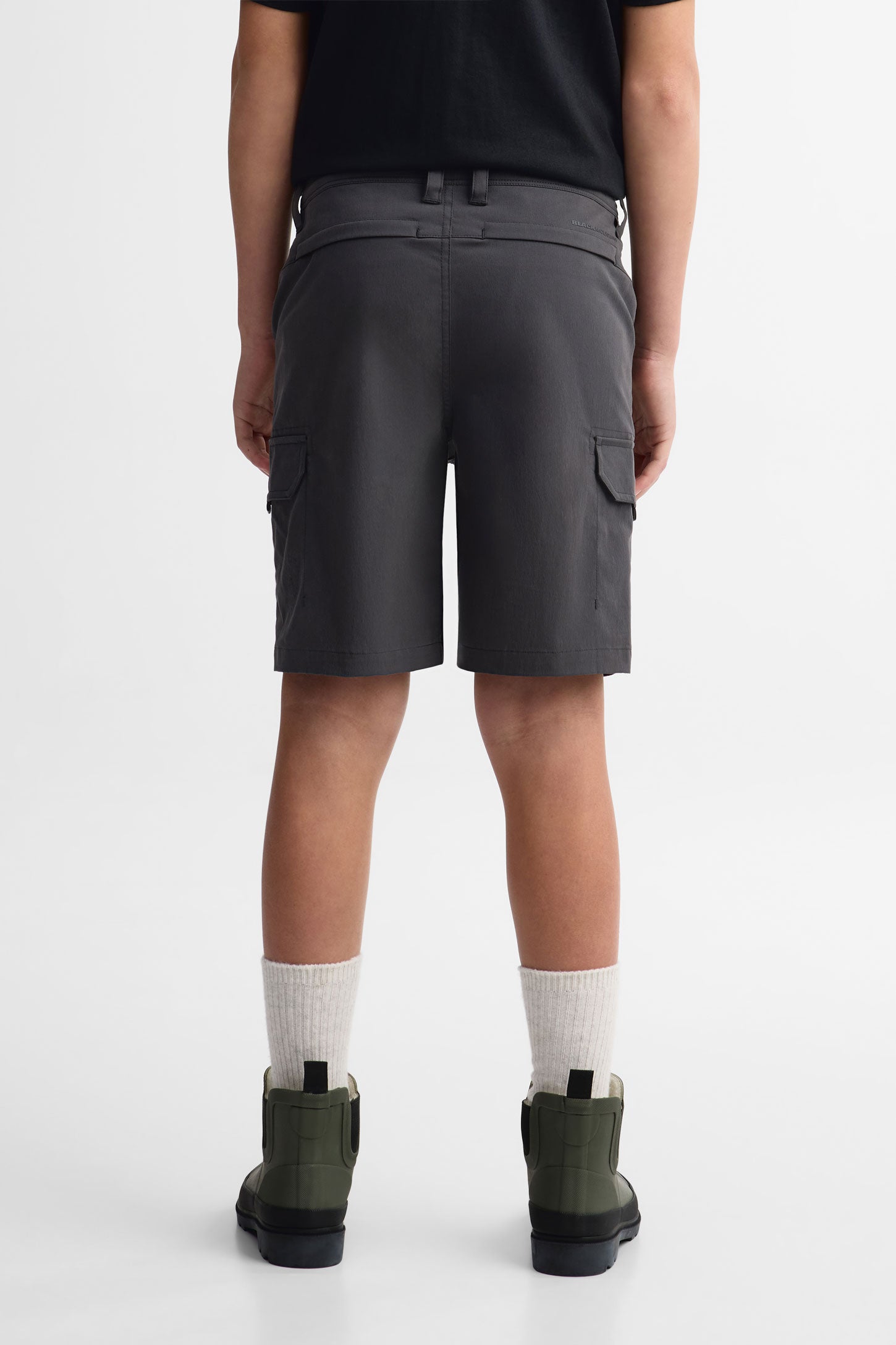 Short cargo coton BM - Ado garçon && GRIS FONCE