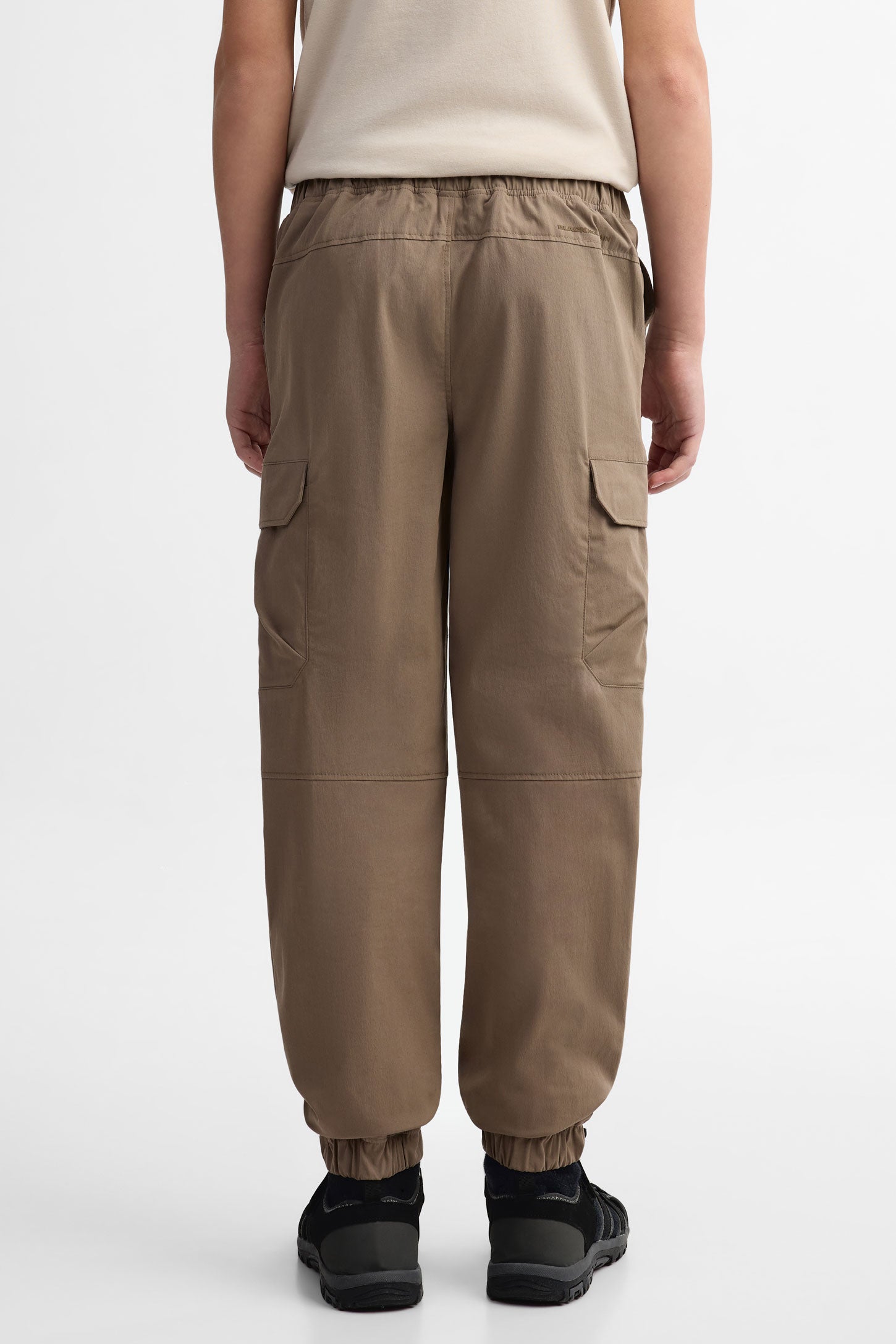 Pantalon jogger cargo en coton - Ado garçon && BRUN