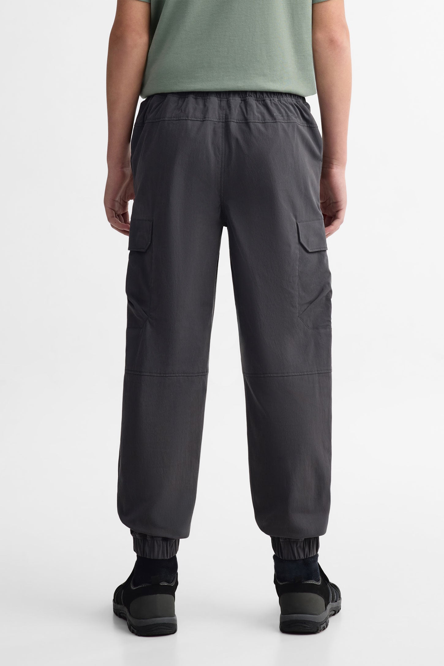 Pantalon jogger cargo en coton - Ado garçon && GRIS FONCE
