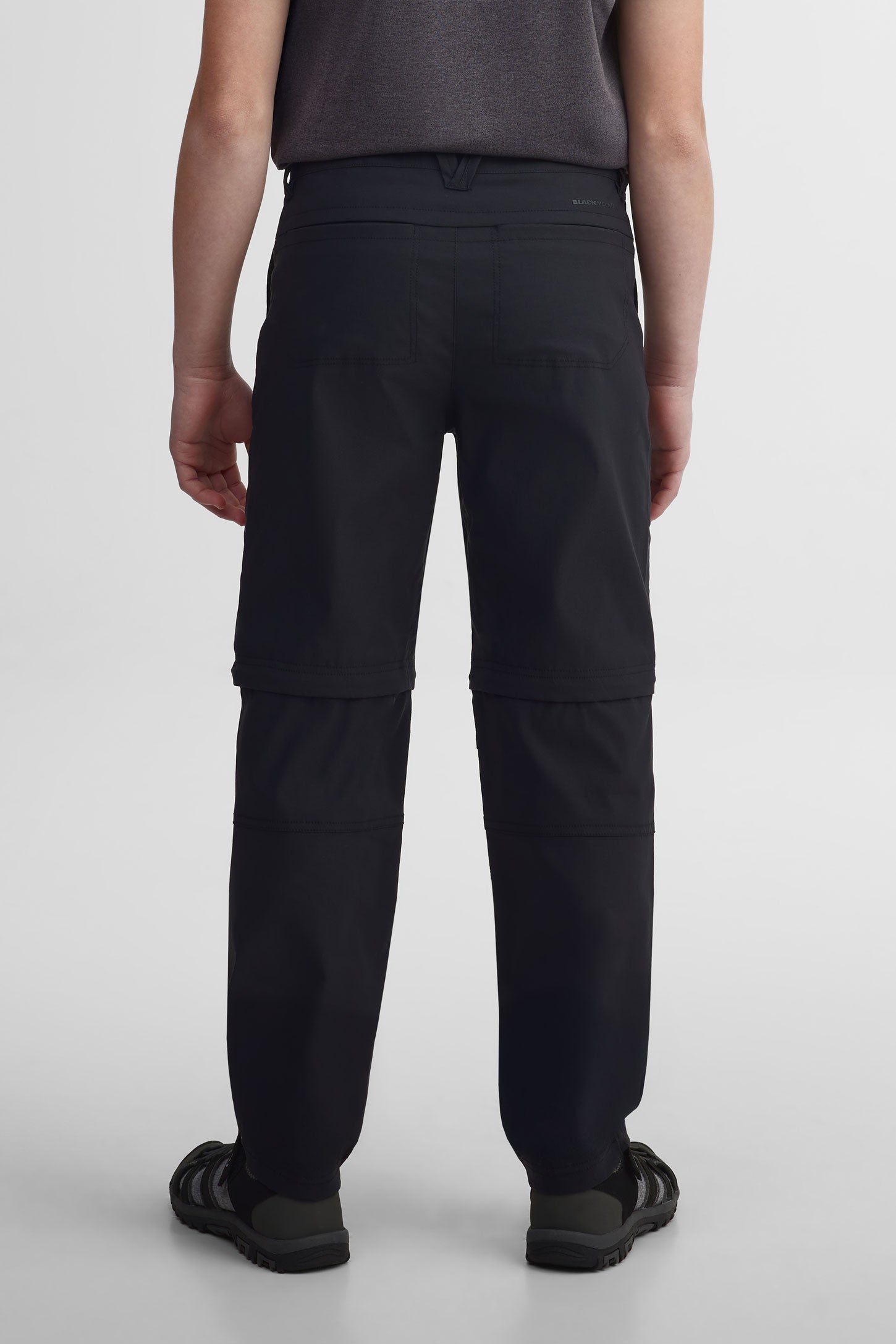 Pantalon convertible en short BM - Ado garçon && GRIS FONCE