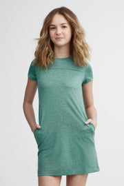 Robe manches courtes extensible - Ado fille && VERT MIXTE