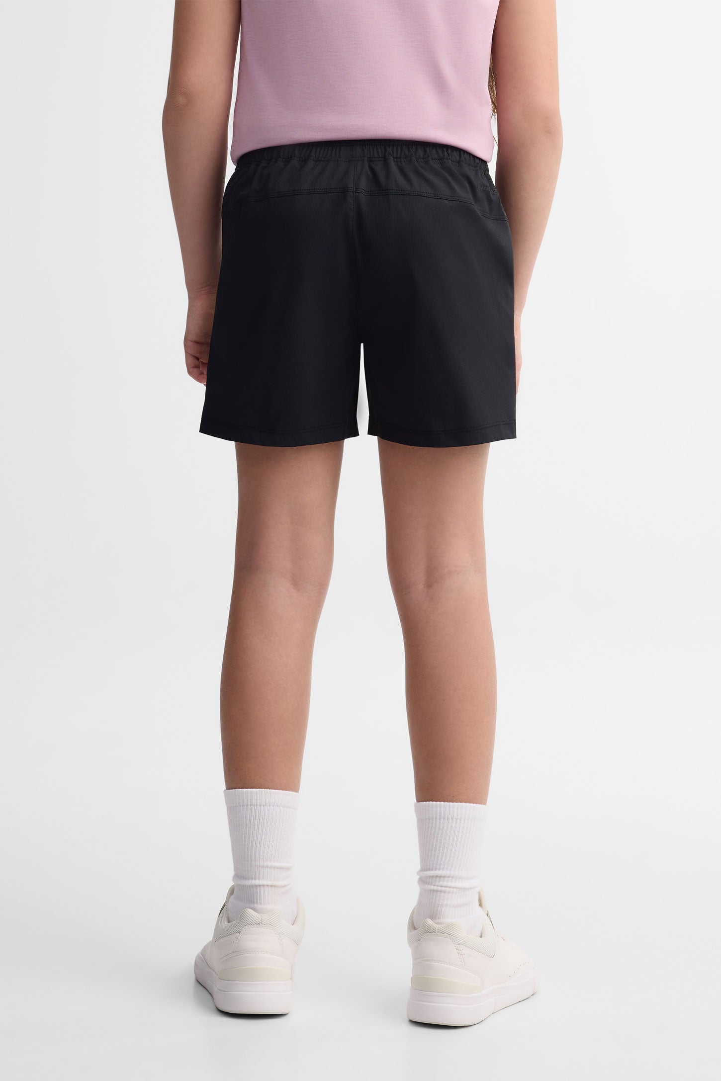 Short taille élastique BM - Ado fille && GRIS FONCE