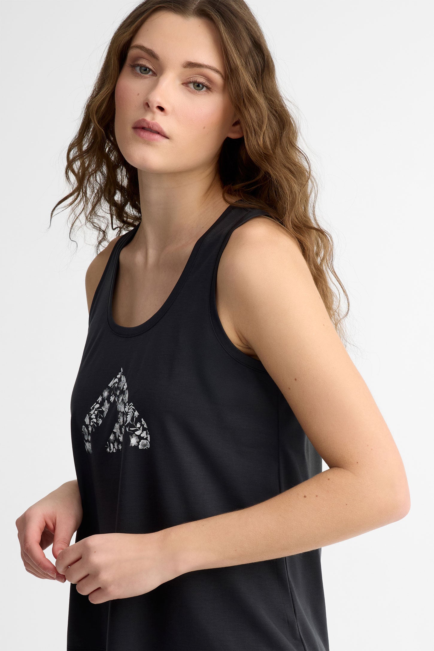 Camisole coupe semi-ajustée - Femme && GRIS FONCE