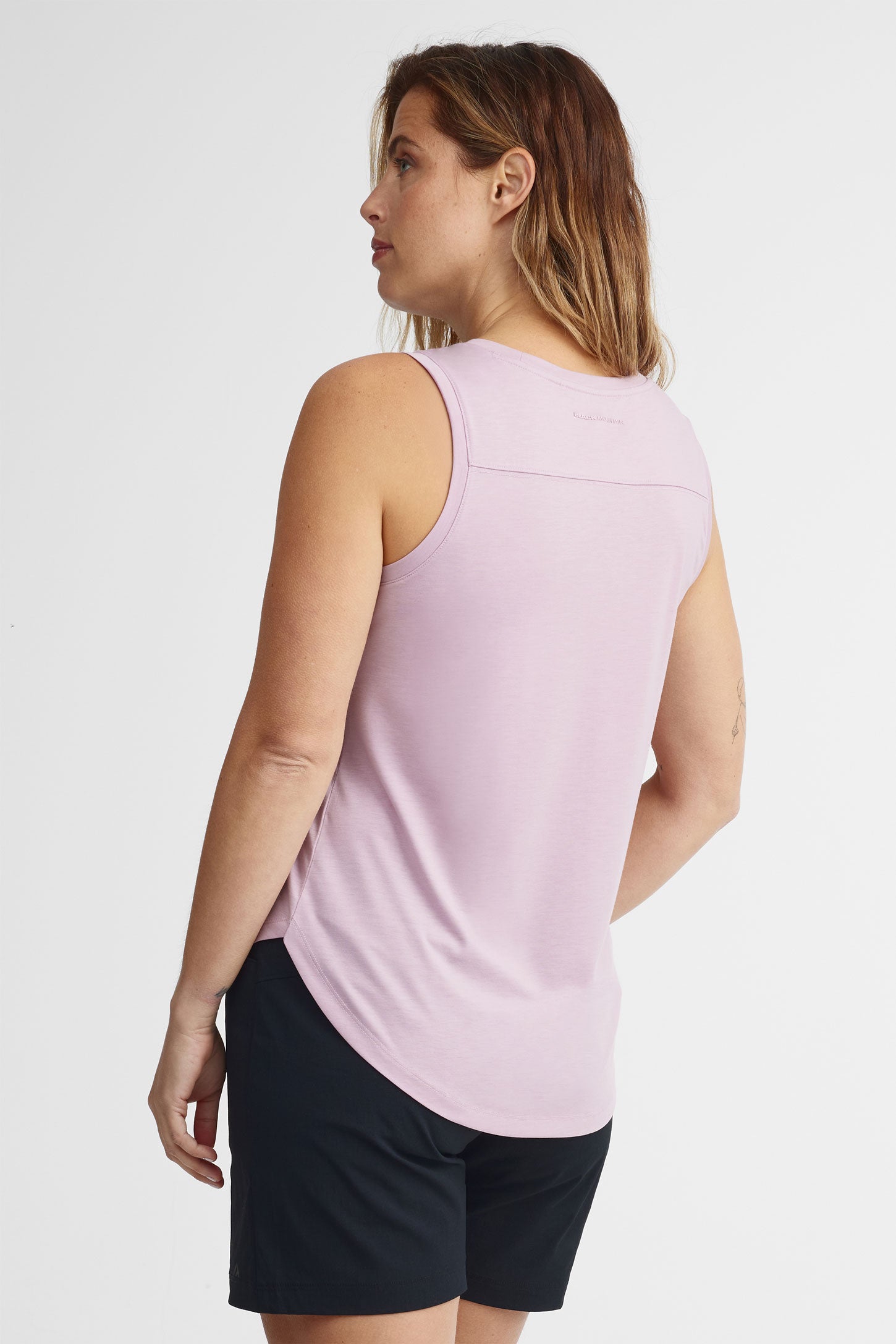 Camisole col rond lyocell - Femme && ROSE