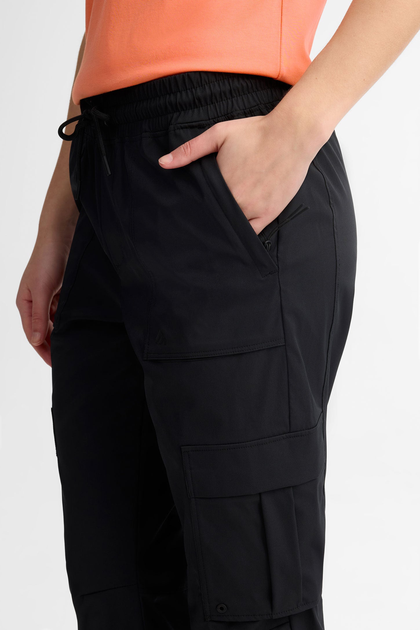 Pantalon cargo 7/8 BM - Femme && GRIS FONCE