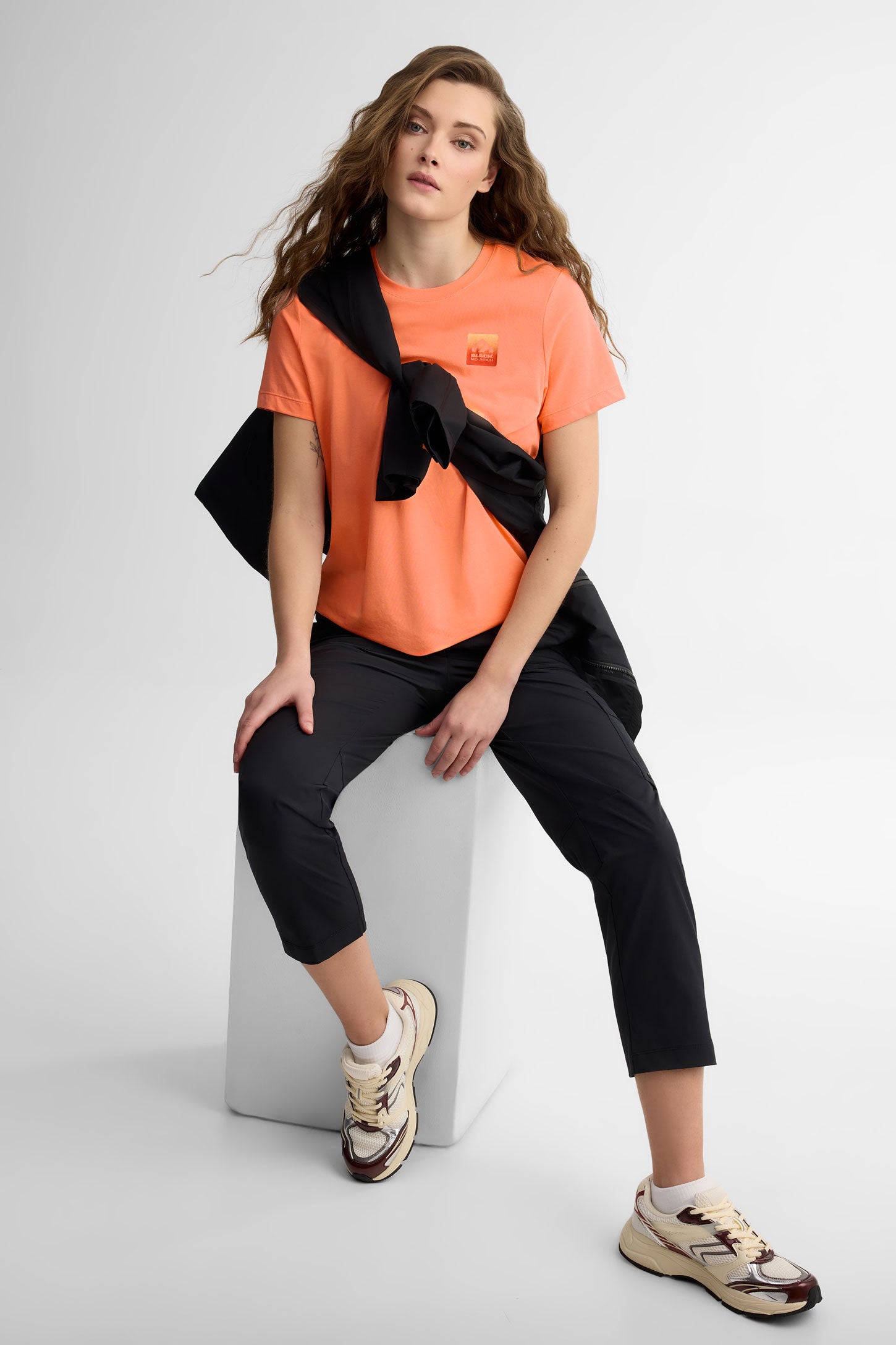 Pantalon cargo 7/8 BM - Femme && GRIS FONCE