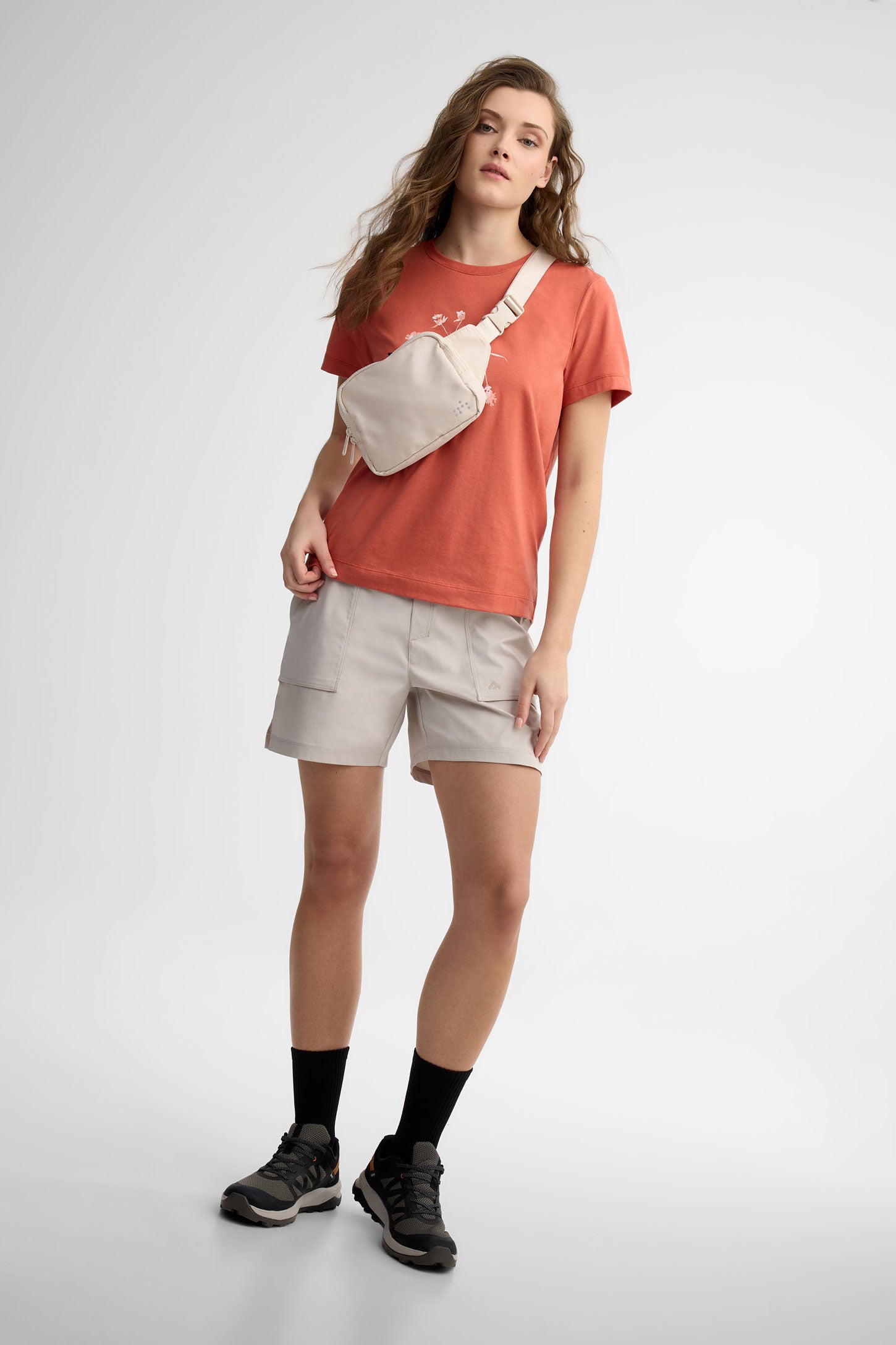 Short semi-ajusté BM - Femme && GRIS