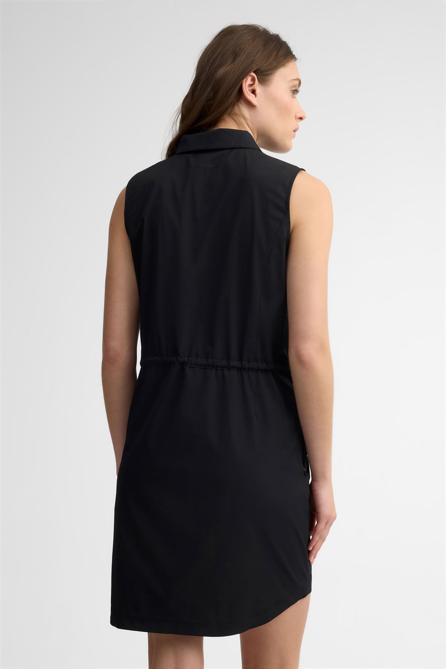 Robe-chemisier sans manches BM - Femme && GRIS FONCE