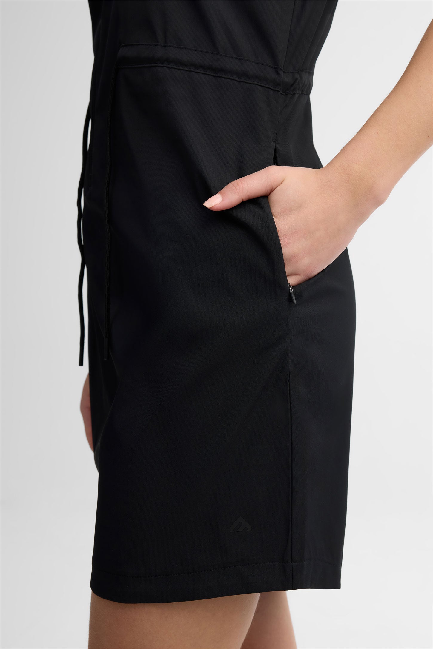 Robe-chemisier sans manches BM - Femme && GRIS FONCE