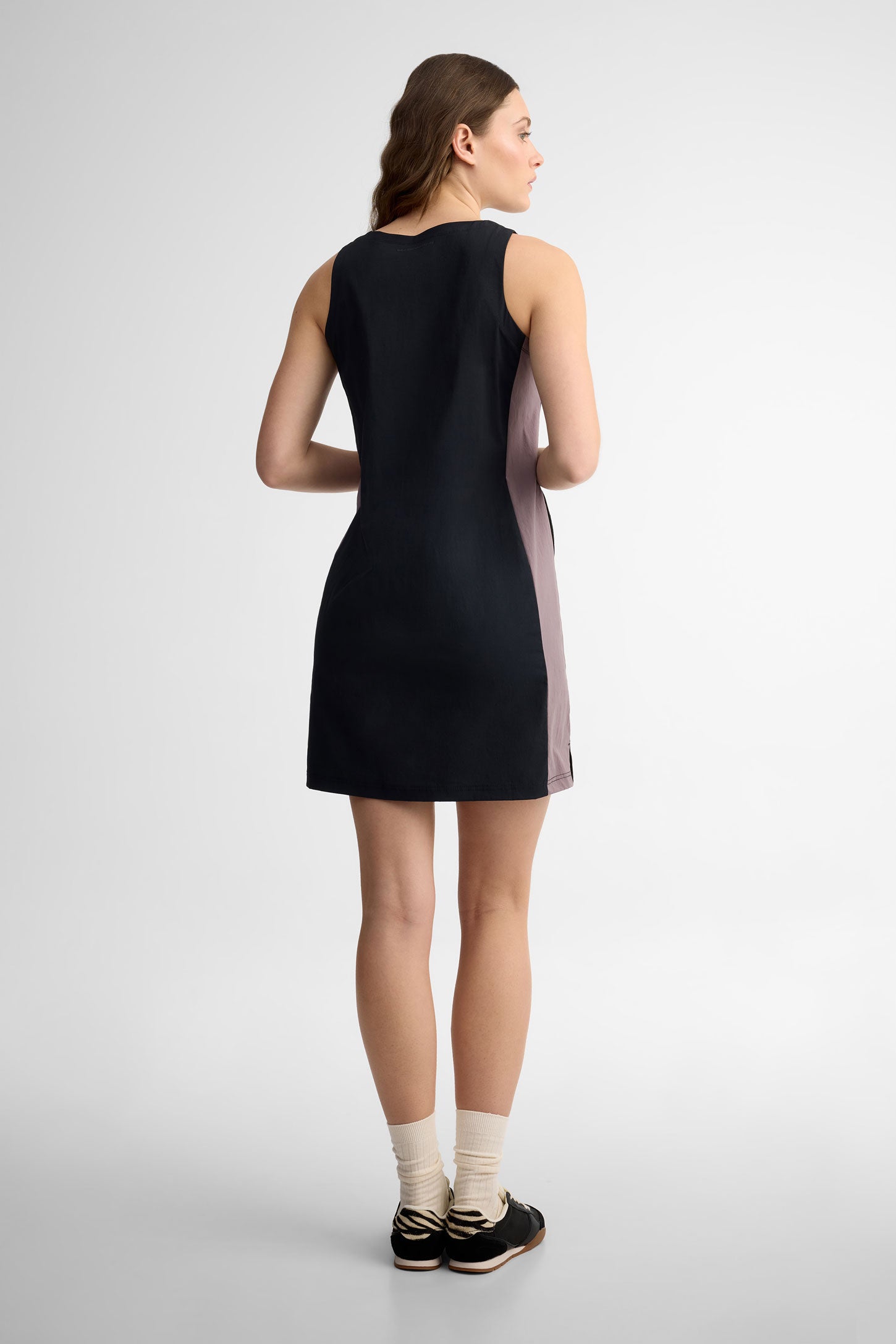 Robe semi-ajustée extensible BM - Femme && GRIS FONCE